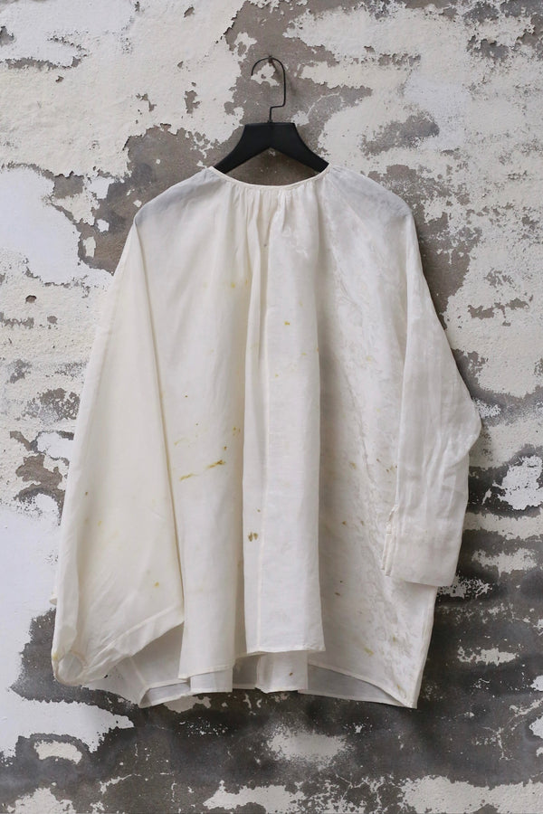 Mutedance 25 Spring/Summer Silk Crew Neck Top MD-MD25SS41-HOARY MD25SS43